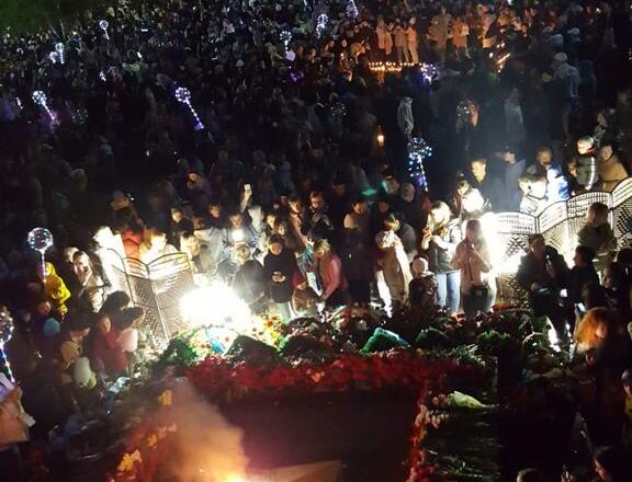 В Усть-Каменогорске прошла акция «Зажги свечу»