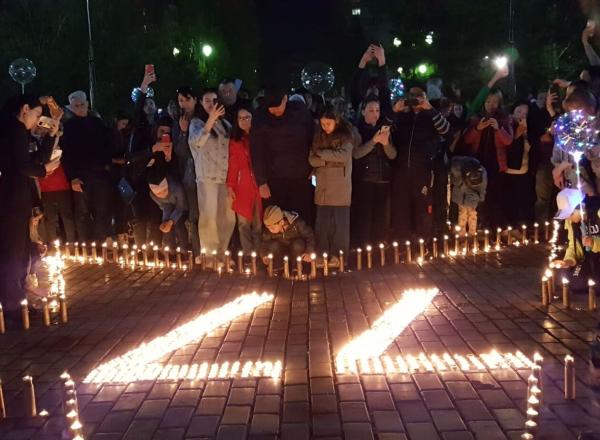 В Усть-Каменогорске прошла акция «Зажги свечу»