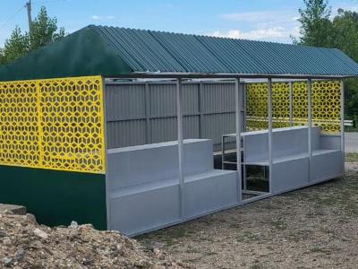 В сёлах ВКО устанавливают павильоны для стихийных торговцев | ВКО Noks.kz