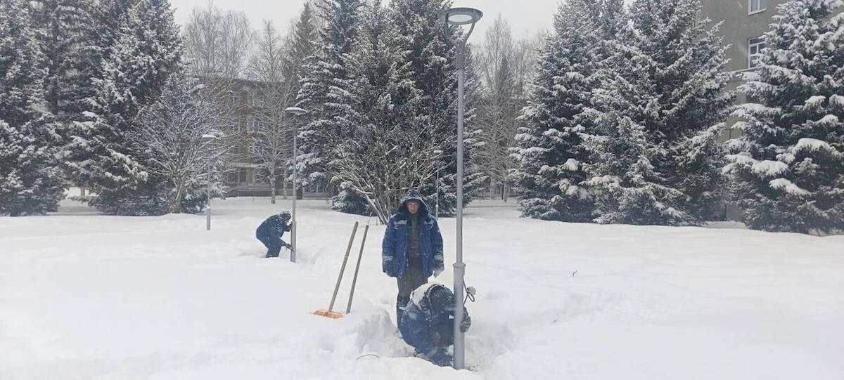 В сквере Тайшибаева в Риддере несколько новых фонарей уже не горят