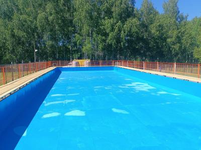 В городе Алтае идет ремонт уличного детского бассейна | Город Noks.kz