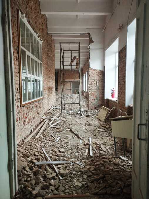 В школе № 14 Риддера начался капитальный ремонт