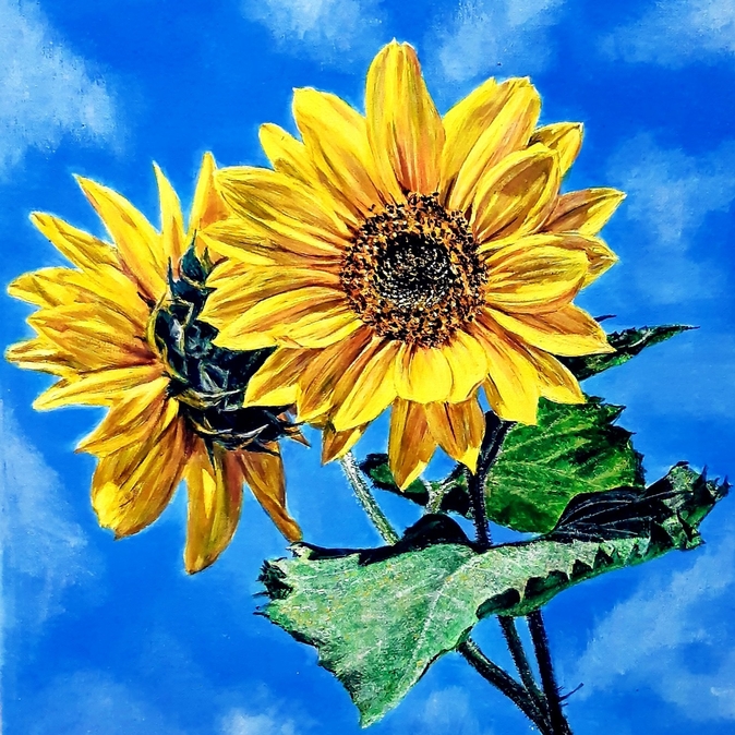 Художница из Риддера расписывает стены в стиле гиперреализма