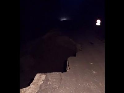 На Бухтарминской трассе произошёл обвал | ВКО Noks.kz