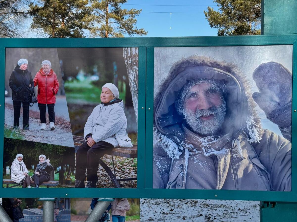 В городе Алтае завершили создание уличной фотогалереи, посвящённой людям города