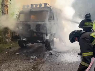 В Алтае произошёл автопожар | Происшествия Noks.kz