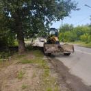 В Риддере на улице Чапаева восстанавливают тротуары