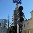 В городе Алтае заработали новые светофоры с таймерами