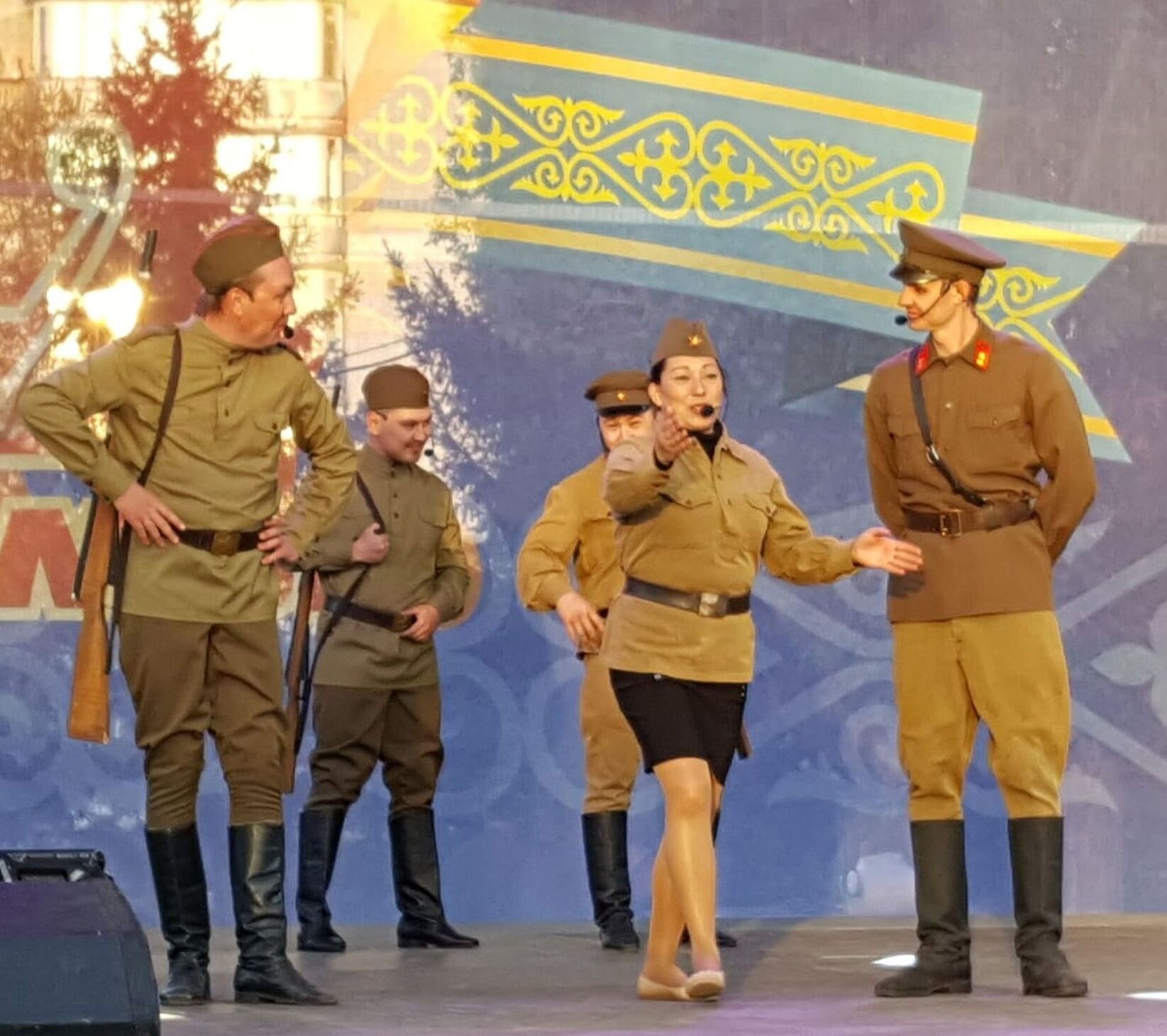 В Усть-Каменогорске продолжается  празднование Дня Победы 