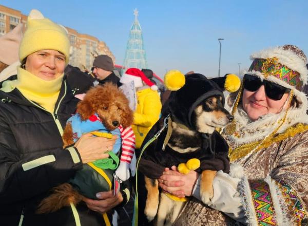 В Усть-Каменогорске состоялся костюмированный парад собак  