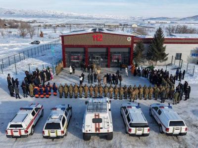 ВКО. В районе Маркаколь открылось пожарное депо | ВКО Noks.kz