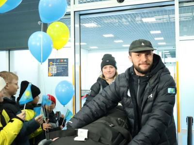 В аэропорту Усть-Каменогорска встретили участников Олимпиады-2026 | Усть-Каменогорск Noks.kz