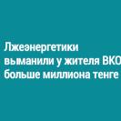 Лжеэнергетики выманили у жителя района Алтай больше миллиона тенге