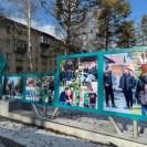 В городе Алтае завершили создание уличной фотогалереи, посвящённой людям города 