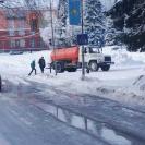 Из-за перепада температур дороги Риддера превратились в каток