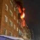 В Риддере пламя вырывалось из окон многоэтажки